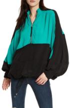 Women's Free People Colorblock Jacket /small - Black