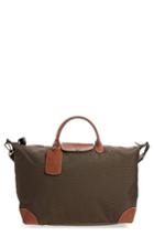 Longchamp Boxford Canvas & Leather Travel Bag - Brown