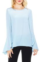 Women's Vince Camuto Flared Cuff Blouse, Size - Blue