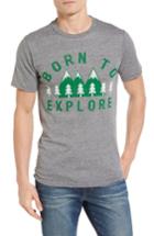 Men's Palmercash Born To Explore Graphic T-shirt - Grey