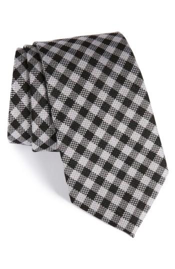 Men's Nordstrom Men's Shop Check Silk & Wool Tie