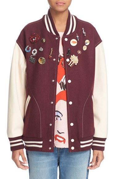 Women's Marc Jacobs Embellished Varsity Jacket