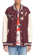 Women's Marc Jacobs Embellished Varsity Jacket