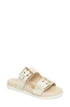 Women's Naughty Monkey Genuine Calf Hair Double Strap Sandal