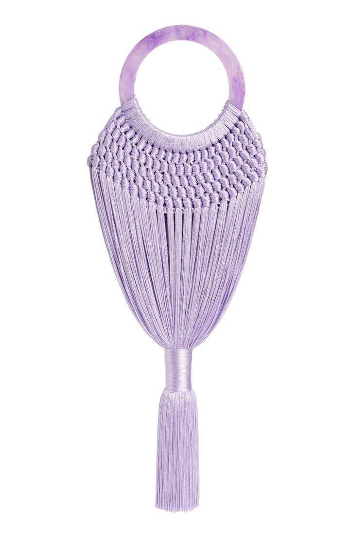 Cult Gaia Small Tassel Bag - Purple