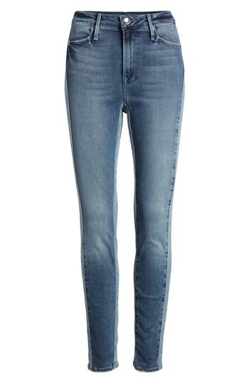 Women's Good American Good Waist Piecing High Waist Skinny Jeans