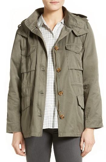 Women's Joie Hanni B Hooded Utility Jacket