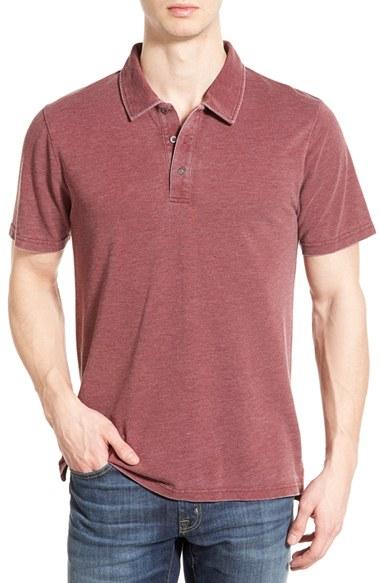 Men's Threads For Thought 'blake' Washed Organic Cotton Blend Polo
