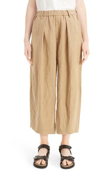 Women's Y's By Yohji Yamamoto Bottom Dart Wide Leg Pants