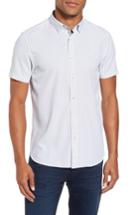 Men's Ted Baker London Geo Polynosic Slim Fit Woven Shirt (l) - White