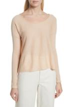 Women's Vince Cinched Back Cashmere Sweater - Beige