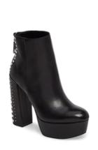 Women's Dolce Vita Liv Studded Platform Bootie .5 M - Black