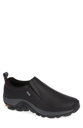 Men's Merrell Jungle Moc Waterproof Sneaker M - Black