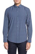 Men's Zachary Prell Trim Fit Plaid Sport Shirt