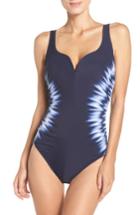 Women's Miraclesuit Sound Waves Temptress One-piece Swimsuit - Blue