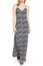 Women's Michael Michael Kors Wavy Leopard Print Tank Maxi Dress - Black