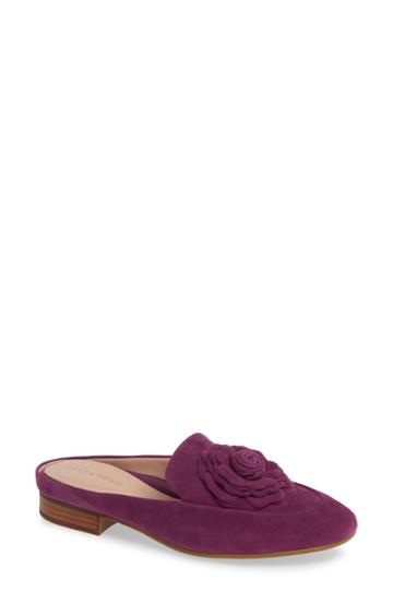 Women's Taryn Rose Blythe Rose Detail Mule M - Purple