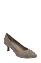 Women's Charles By Charles David Kitten Pointy Toe Pump .5 M - Beige