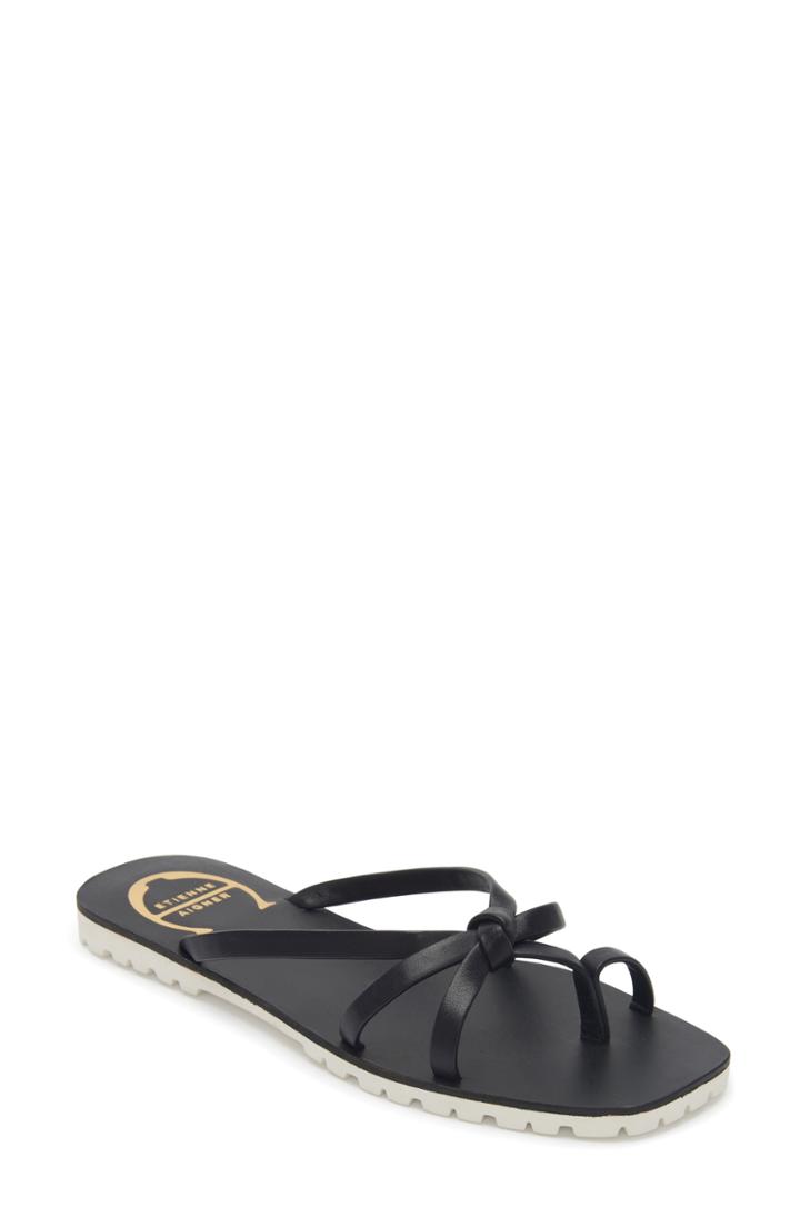 Women's Etienne Aigner Malta Slide Sandal .5 M - Black