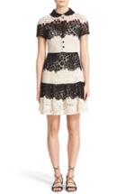 Women's Red Valentino Macrame Lace Fit & Flare Dress