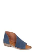 Women's Free People 'mont Blanc' Asymmetrical Sandal Us / 37eu - Blue