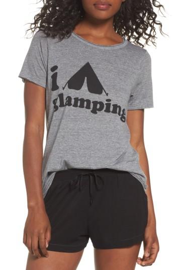 Women's Chaser I Heart Glamping Tee - Grey