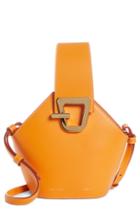 Danse Lente Mini Johnny Leather Bucket Bag - Orange