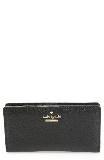 Women's Kate Spade New York Jackson Street Stacy Leather Wallet - Black
