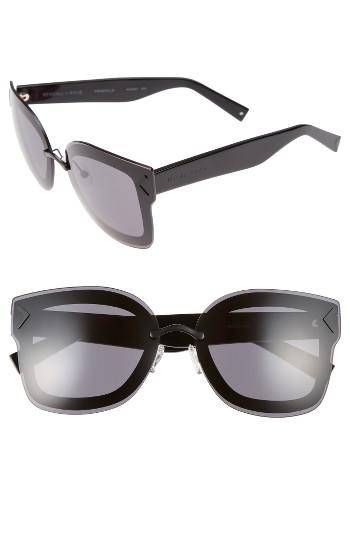 Women's Kendall + Kylie Priscilla 65mm Butterfly Sunglasses -