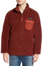 Men's Columbia Mount Tabor Pocketed Fleece Jacket - Orange