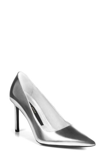 Women's Via Spiga Nikole Pointy Toe Pump M - Metallic
