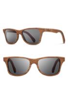 Women's Shwood 'canby' 54mm Wood Sunglasses - Walnut/ Grey