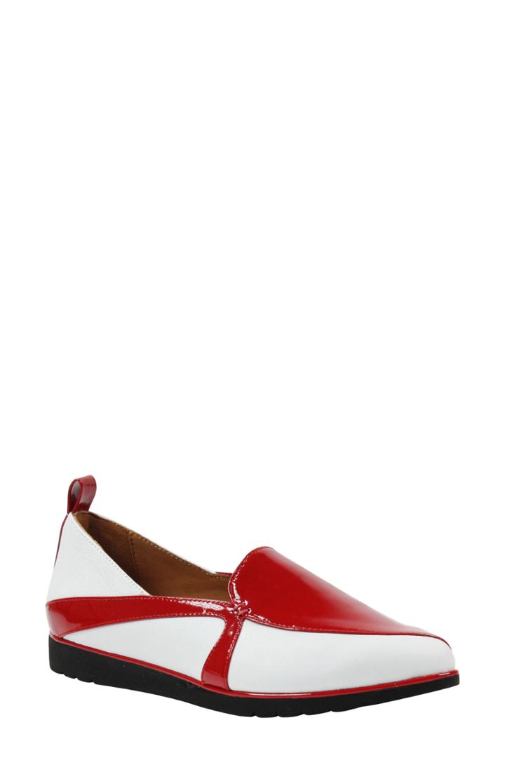 Women's L'amour Des Pieds Marjolaina Loafer .5 M - Red
