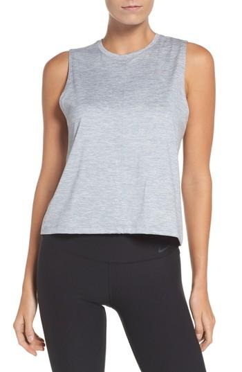 Women's Nike Dry Element Tank - Grey