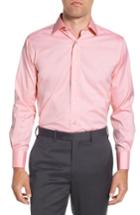Men's Lorenzo Uomo Trim Fit Solid Dress Shirt .5 - 32 - Pink