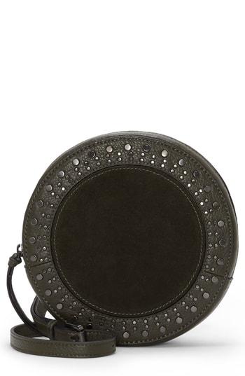 Vince Camuto Julie Leather Circle Crossbody Bag - Green