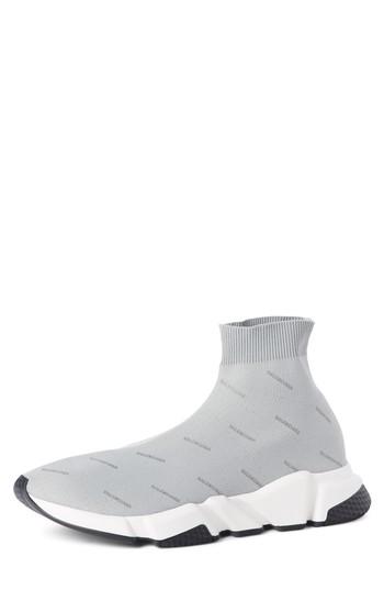 Men's Balenciaga Logo Speed Slip-on Us / 39eu - Grey