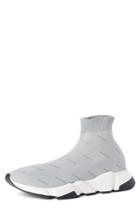 Men's Balenciaga Logo Speed Slip-on Us / 39eu - Grey