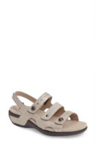 Women's Aravon Pc Wedge Sandal Ee - Metallic