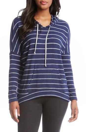 Women's Karen Kane Stripe High/low Hoodie