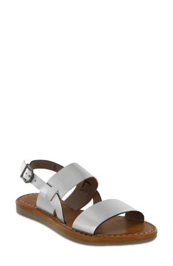 Women's Mia Elina Flat Sandal M - Metallic