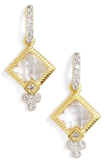Women's Freida Rothman Visionary Fusion Small Drop Earrings