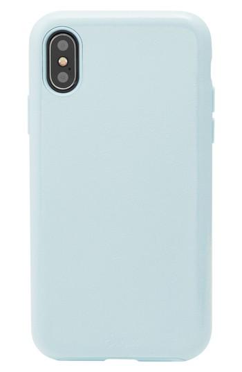 Sonix Powder Blue Faux Leather Iphone X Case -