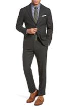 Men's Boglioli Trim Fit Tweed Wool & Silk Suit