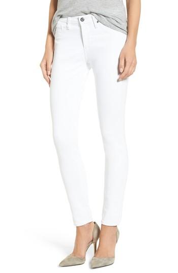 Women's Ag The Legging Ankle Super Skinny Jeans - White