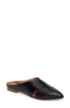 Women's Linea Paolo Mora Cross Strap Mule .5 M - Black