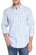 Men's Vineyard Vines Plaid Classic Fit Sport Shirt - Blue