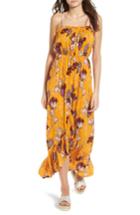 Women's One Clothing Floral Tulip Maxi Dress - Yellow