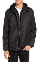 Men's The Very Warm Yorkshire Hooded Coach's Jacket - Black
