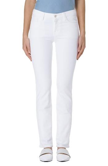 Women's J Brand Amelia Straight Leg Jeans - White